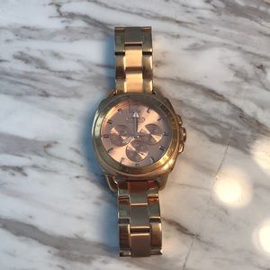 Coach watch rose gold ion plated